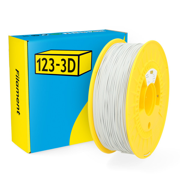 123-3D PLA Filament | Ljusgrå | 1,75mm | 1kg | Pro  DHM00097 - 1
