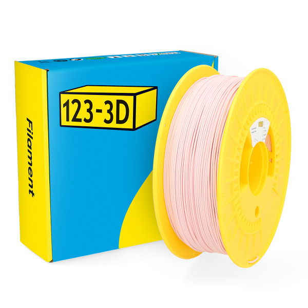 123-3D PLA Filament | Ljusrosa | 1,75mm | 1kg | Pastell  DHM00055 - 1