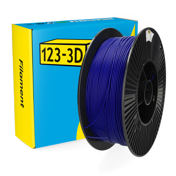 123-3D PLA Filament | Mörkblå | 2,85mm | 3kg DHM00188 - 1