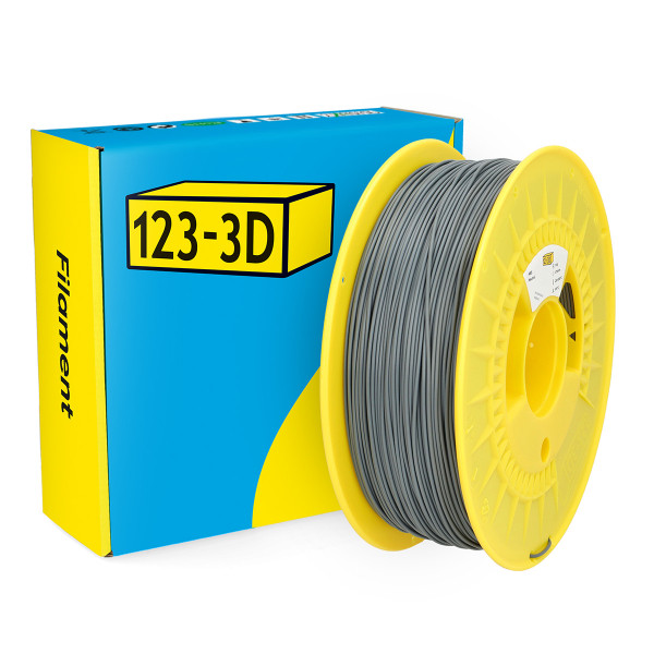 123-3D PLA Filament | Mörkgrå | 1,75mm | 1kg | Light Weight DHM00085 - 1