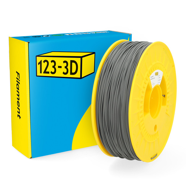 123-3D PLA Filament | Mörkgrå | 1,75mm | 1kg | Matt  DHM00101 - 1