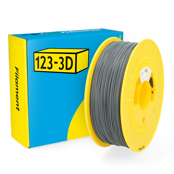 123-3D PLA Filament | Mörkgrå | 1,75mm | 1kg | Tough  DHM00044 - 1