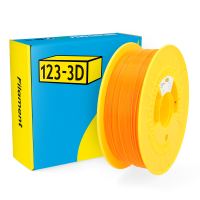 123-3D PLA Filament | Orange | 1,75mm | 1kg | Transparent  DHM00083