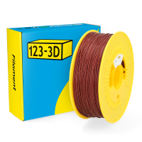 123-3D PLA Filament | Röd | 1,75mm | 1kg | Glitter  DHM00061