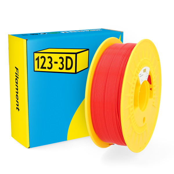 123-3D PLA Filament | Röd | 1,75mm | 1kg | High Speed  DHM00041 - 1