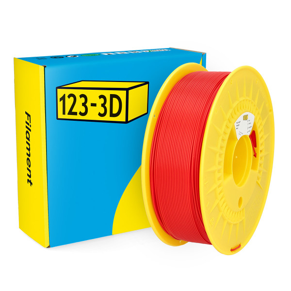 123-3D PLA Filament | Röd | 1,75mm | 1kg | Light Weight DHM00089 - 1