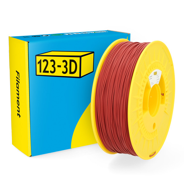 123-3D PLA Filament | Röd | 1,75mm | 1kg | Matt  DHM00100 - 1