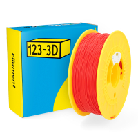 123-3D PLA Filament | Röd | 1,75mm | 1kg DHM00004
