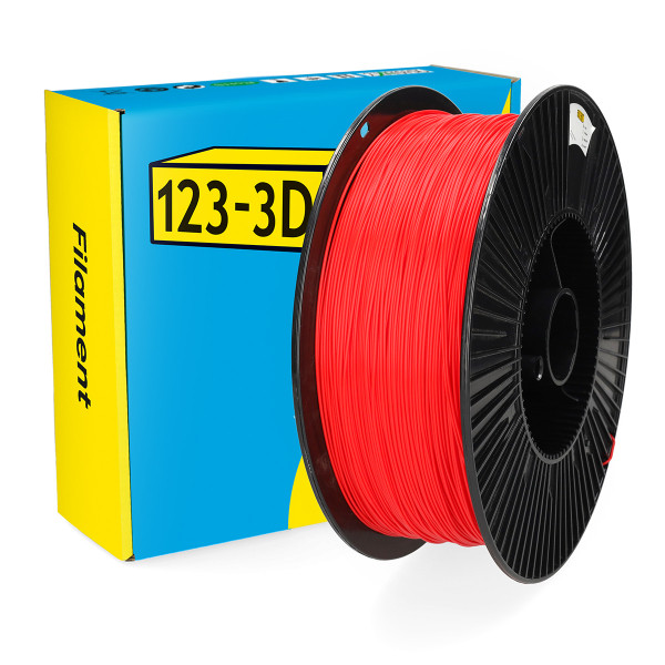 123-3D PLA Filament | Röd | 1,75mm | 3kg DHM00185 - 1