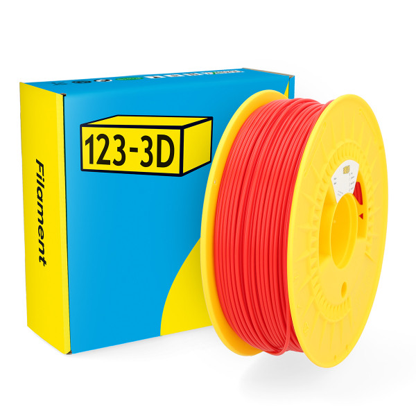 123-3D PLA Filament | Röd | 2,85mm | 1kg DHM00028 - 1