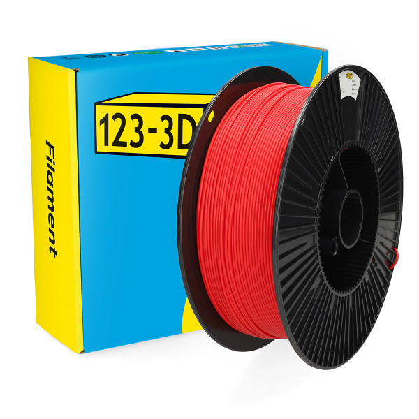 123-3D PLA Filament | Röd | 2,85mm | 3kg DHM00189 - 1