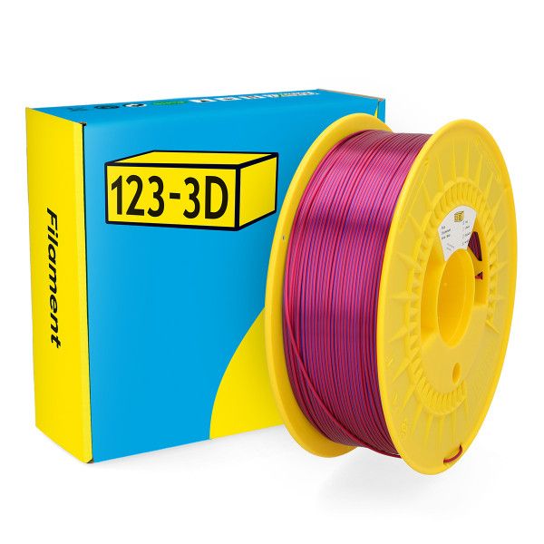 123-3D PLA Filament | Rosa - Blå | 1,75mm | 1kg | Chameleon  DHM00255 - 1