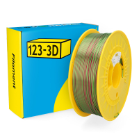 123-3D PLA Filament | Rosa - Gulgrön | 1,75mm | 1kg | Chameleon  DHM00260