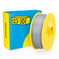 123-3D PLA Filament | Silver | 1,75mm | 1kg | Satin  DHM00065