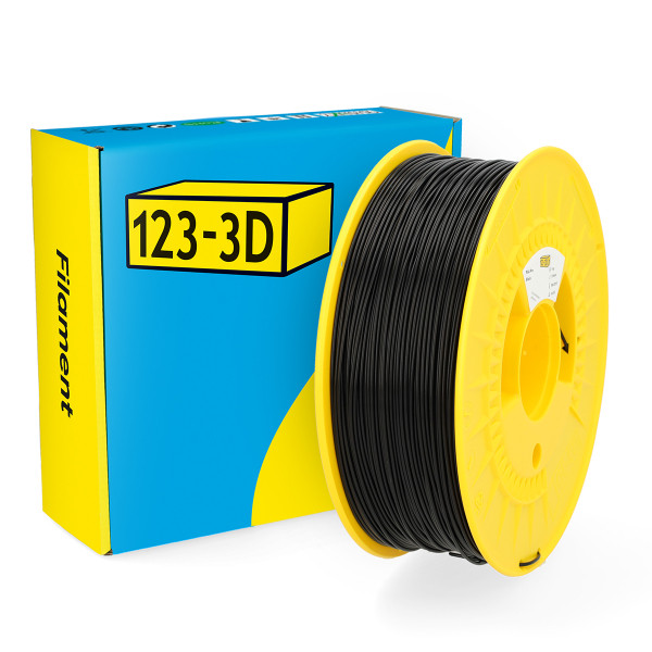 123-3D PLA Filament | Svart | 1,75mm | 1kg | Pro DHM00096 - 1