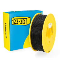 123-3D PLA Filament | Svart | 1,75mm | 1kg | Pro DHM00096