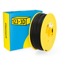 123-3D PLA Filament | Svart | 2,85mm | 1kg DHM00025