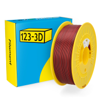 123-3D PLA Filament | Svart - Röd | 1,75mm | 1kg | Chameleon  DHM00262