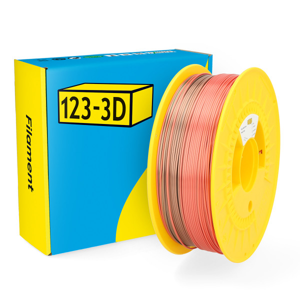 123-3D PLA Filament | Twilight | 1,75mm | 1kg | Satin Rainbow  DHM00118 - 1