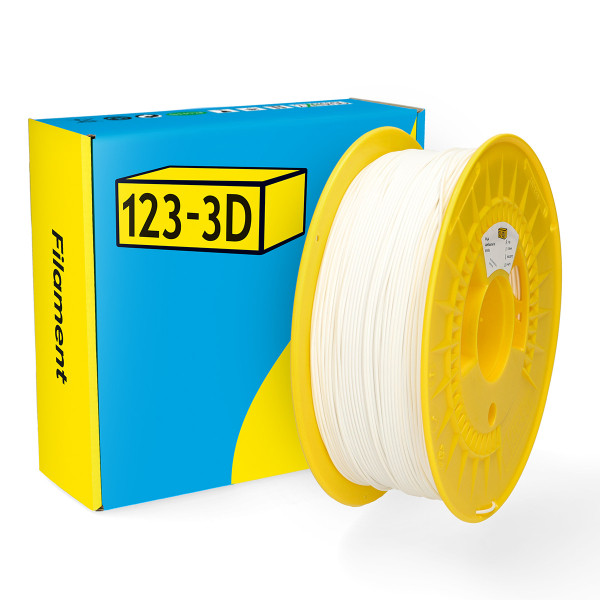 123-3D PLA Filament | Vit | 1,75mm | 1kg | Antibakteriell  DHM00240 - 1