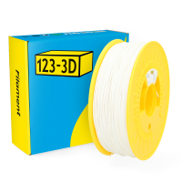 123-3D PLA Filament | Vit | 1,75mm | 1kg | Matt DHM00106