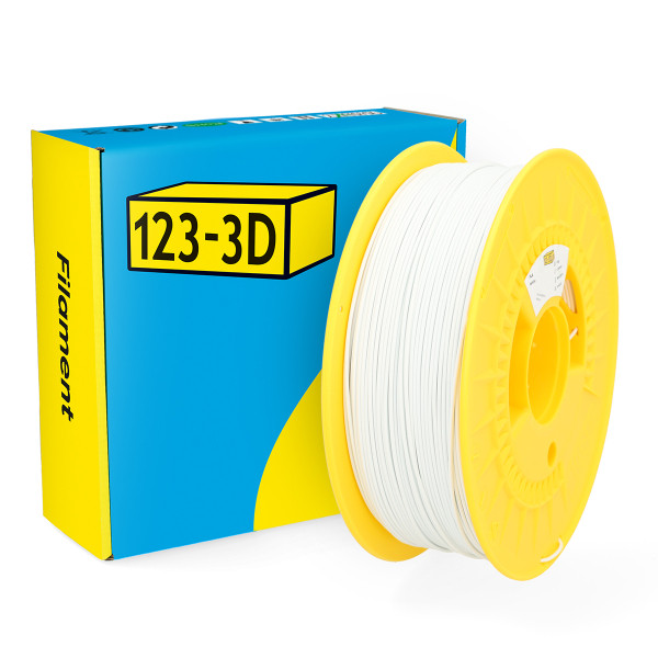 123-3D PLA Filament | Vit | 1,75mm | 1kg DHM00002 - 1
