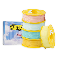 123-3D PLA Filament starterpack | gul, ljusgul, mintgrön, rosa, turkås | 1,75mm | 1,1 kg/st | Pastell  DFE20345