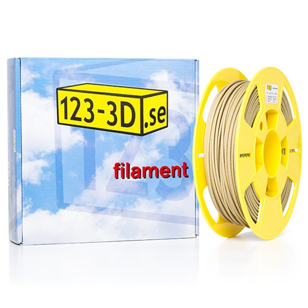 123-3D PLA filament | Björk | 2,85mm | 0,5kg | Trä  DFP08009 - 1