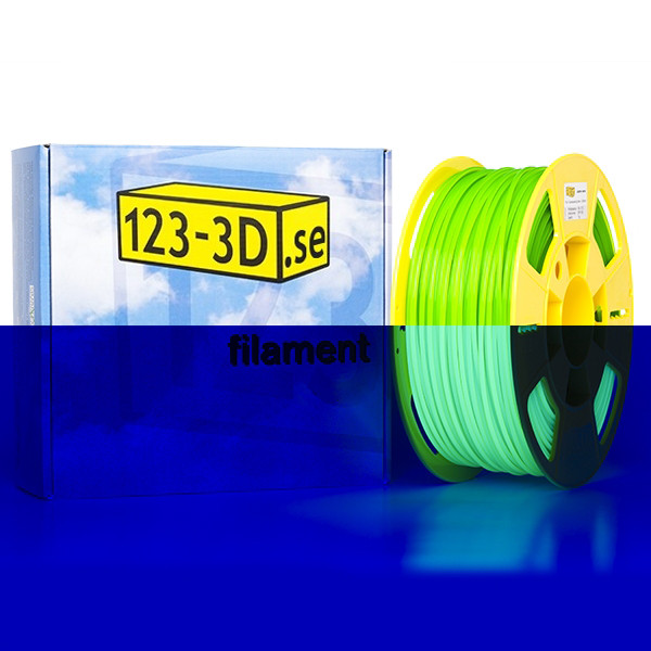 123-3D PLA filament | Fluorescerande Grön | 2,85mm | 1kg DFP02037c DFP11052 - 1