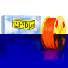 123-3D PLA filament | Fluorescerande Orange | 2,85mm | 1kg DFP02036c DFP11051 - 1