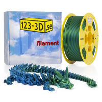 123-3D PLA filament | Grön - Blå | 2,85mm | 1kg | Kameleon  DFP11072