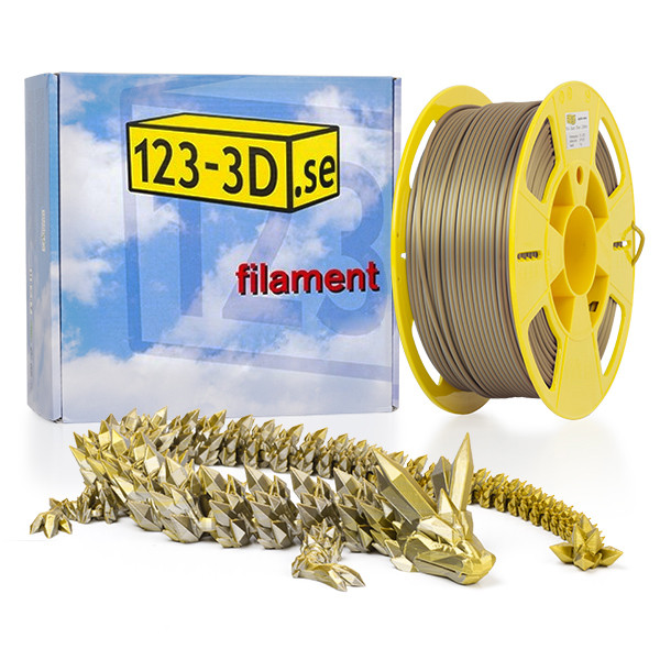 123-3D PLA filament | Guld - Silver | 2,85mm | 1kg | Kameleon  DFP11075 - 1
