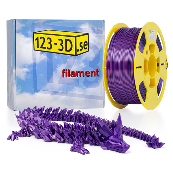 123-3D PLA filament | Lila - Rosa | 1,75mm | 1kg | Kameleon  DFP11067 - 1