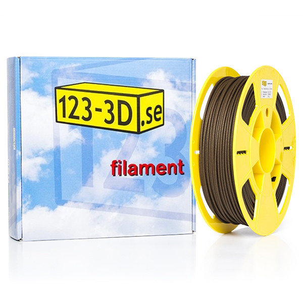 123-3D PLA filament | Mahogny | 2,85mm | 0,5kg | Wood  DFP08002 - 1