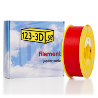 Röd - 1,1 kg - 1,75 mm - 123-3D PLA