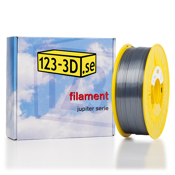 123-3D PLA filament | Silver | 1,75mm | 1,1kg | Satin  DFP01137 - 1