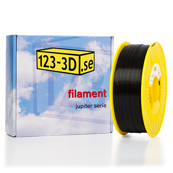 123-3D PLA filament | Svart | 1,75mm | 1,1 kg | High Speed  DFP01182 - 1