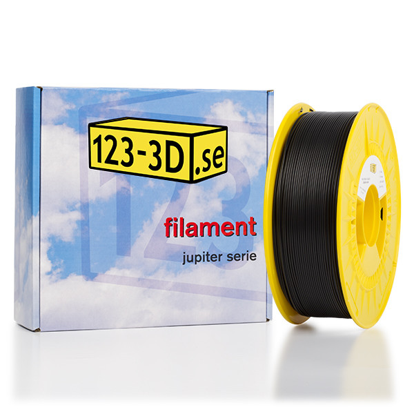 123-3D PLA filament | Svart | 1,75mm | 1,1kg | Tough  DFP01150 - 1