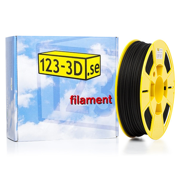 123-3D PLA filament | Svart | 2,85mm | 0,5kg | Wood  DFP08005 - 1