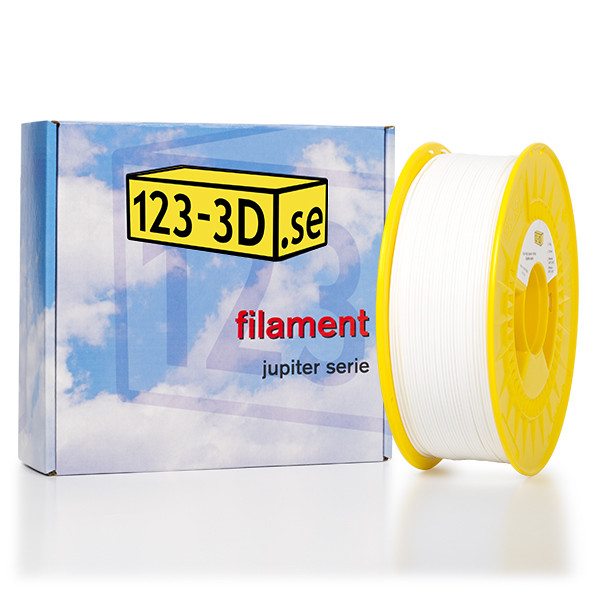 123-3D PLA filament | Vit | 1,75mm | 1,1 kg | High Speed  DFP01183 - 1