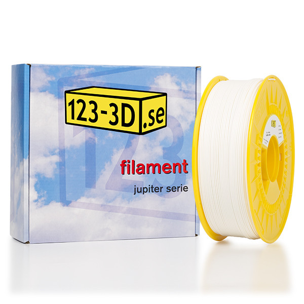 123-3D PLA filament | Vit | 1,75mm | 1,1kg  DFP01084 - 1