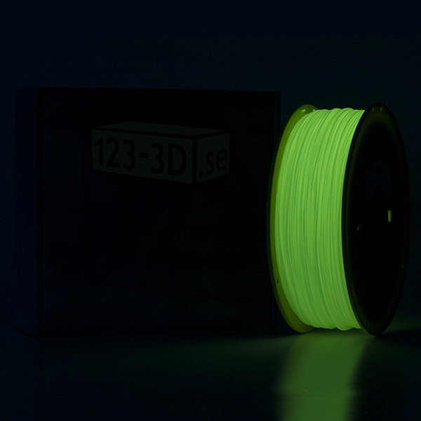 123-3D PLA filament | glow-in-the-dark | 1,75mm | 1,1kg  DFP01056 - 2