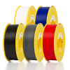 123-3D PLA filament starterpack | svart, grå, vit, röd, blå | 1,75mm | 1,1 kg/st