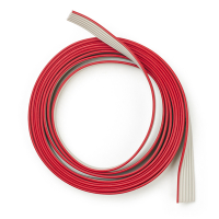 123-3D Platt kabel 6 ledare | 150cm | Grå