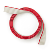 123-3D Platt kabel 6 ledare | 50cm | Grå  DDK00095