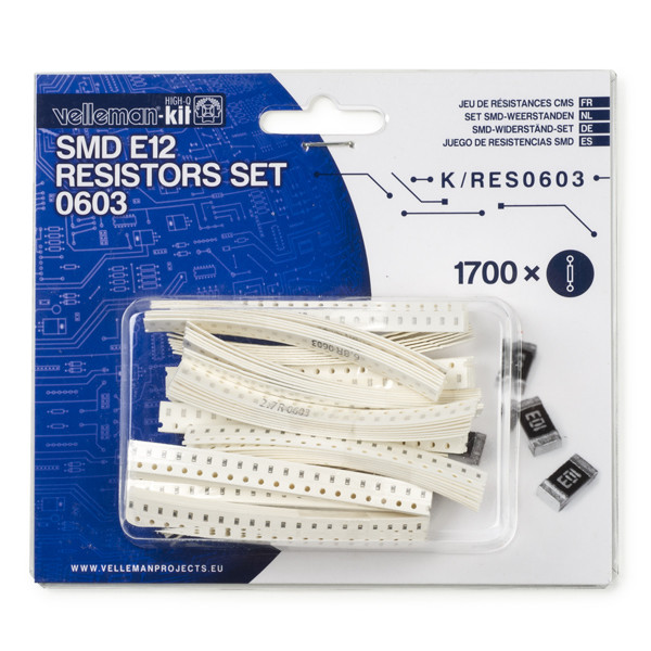 123-3D SMD E-12 resistor set 435182 K/RES0603 DAR00391 - 1