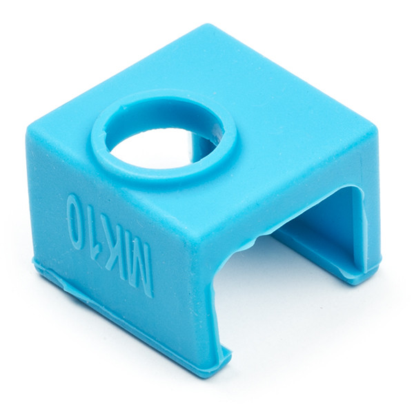 123-3D Silikonstrumpa för MK10 hotend | Ljusblå DAR00088 - 1