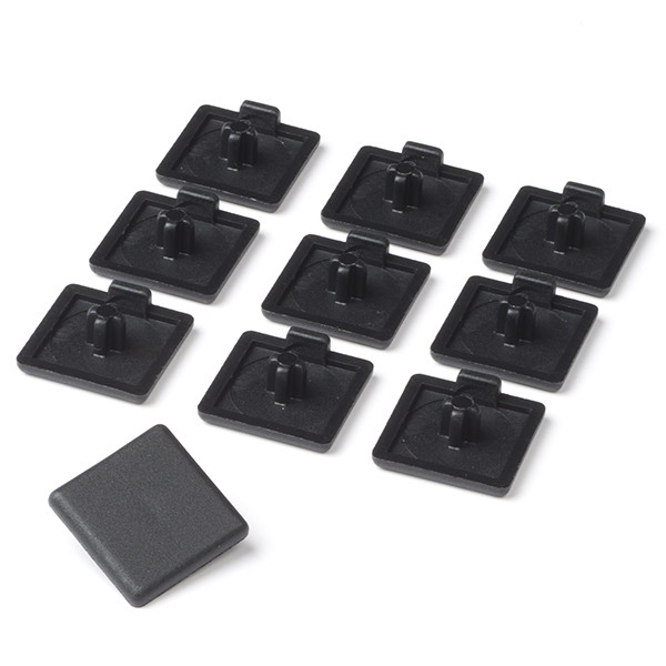 123-3D Täcklock för aluminiumprofil 20x20 mm | 10st DFC00108 - 1