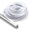 123-3D Tätningslist 8mm för 30x30 profil | Vit | 15m DFC00188 - 1