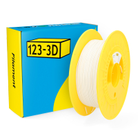 123-3D TPU 98A Filament | Vit | 1,75mm | 0,5kg DHM00170